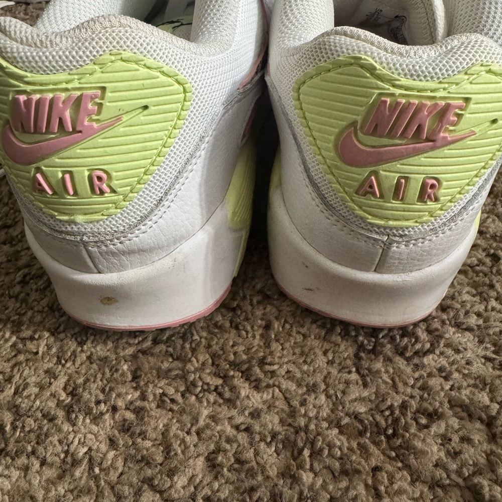 Nike Air Sneakers - White and Light Green